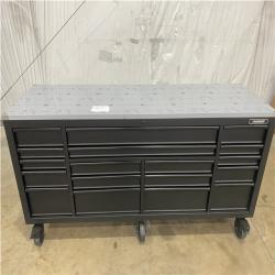 Houston Location - AS-IS home improvement pallet HUSKY 84 IN. 18 DRAWER MOBILE WORK BENCH