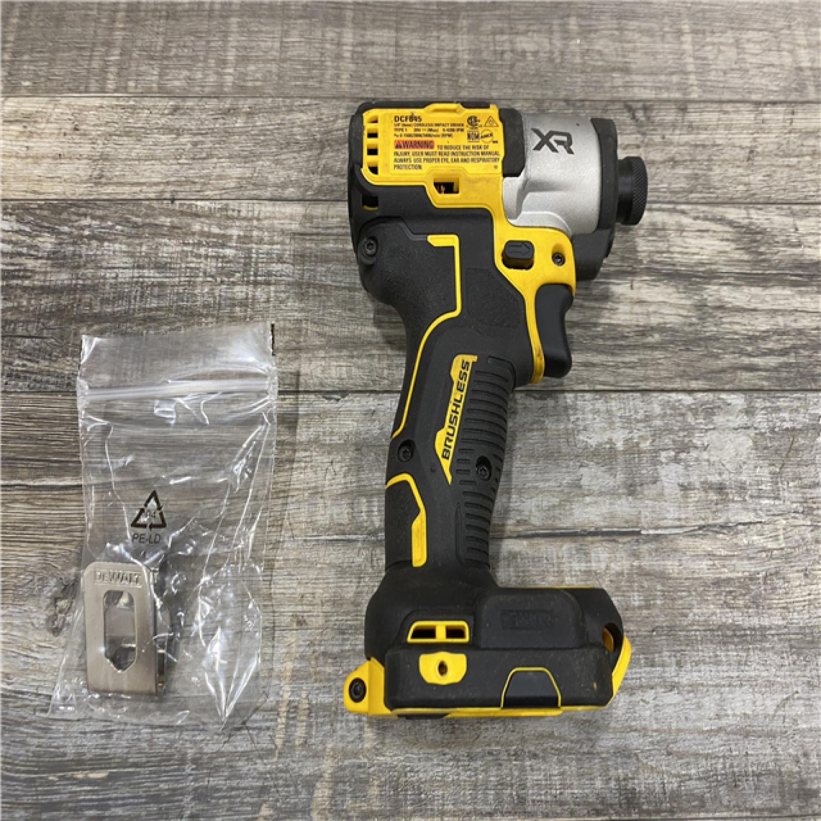 AS-IS DEWALT 20-Volt Maximum XR Cordless Brushless 1/4 in. 3-Speed Impact Driver (Tool-Only)