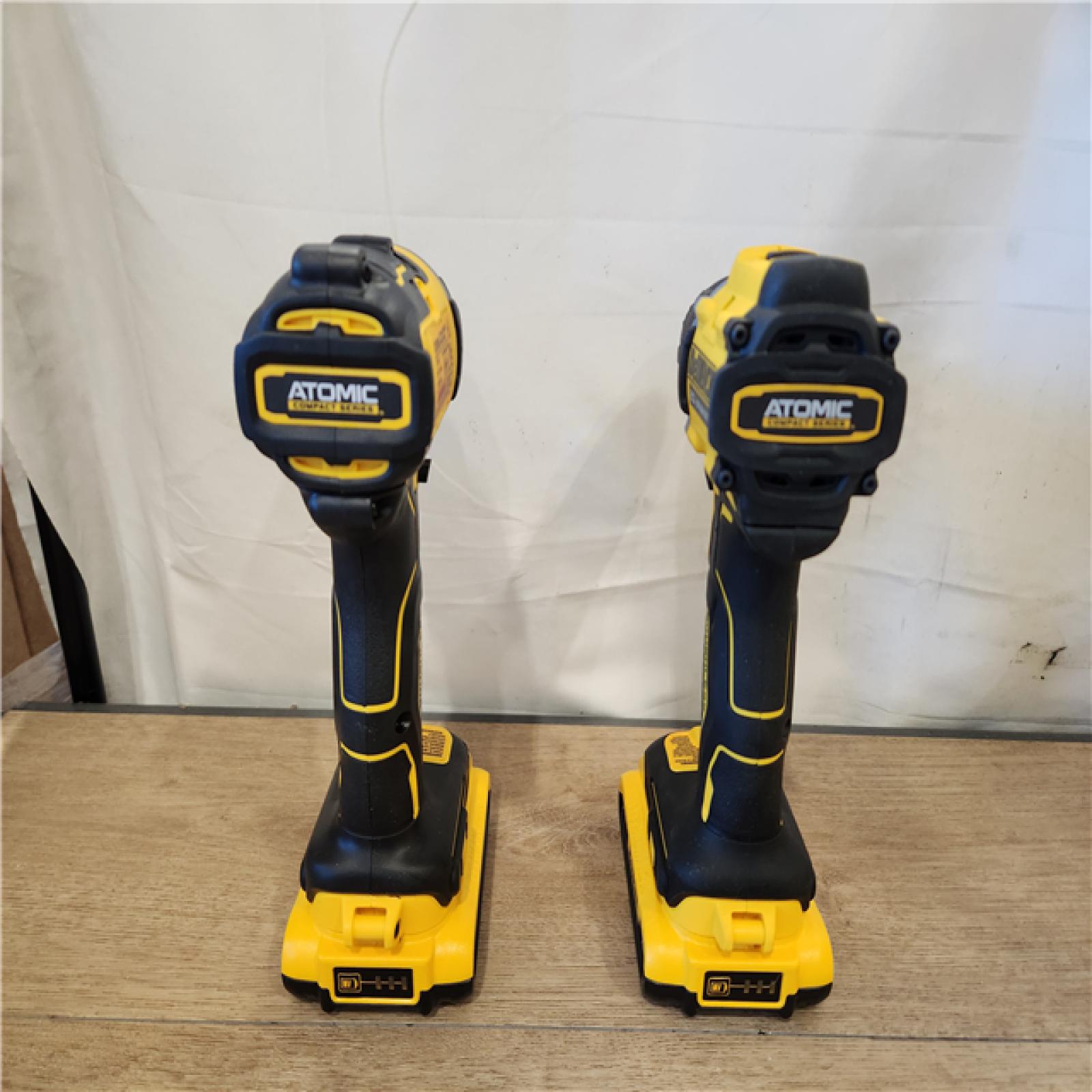 AS-IS- DEWALT ATOMIC 20-Volt MAX Lithium-Ion Cordless (2-Tool) Combo Kit