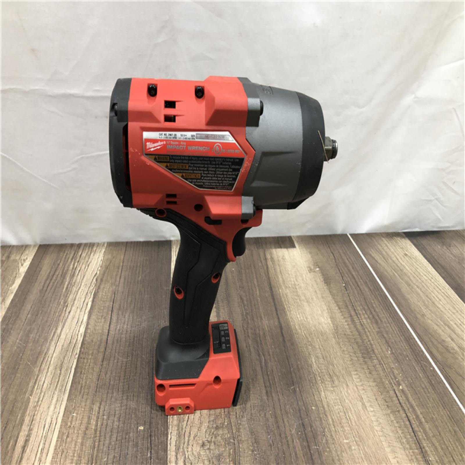 AS-IS Milwaukee FUEL 18V Lithium-Ion Brushless Cordless 1/2 in. Impact Wrench w/Friction Ring Kit