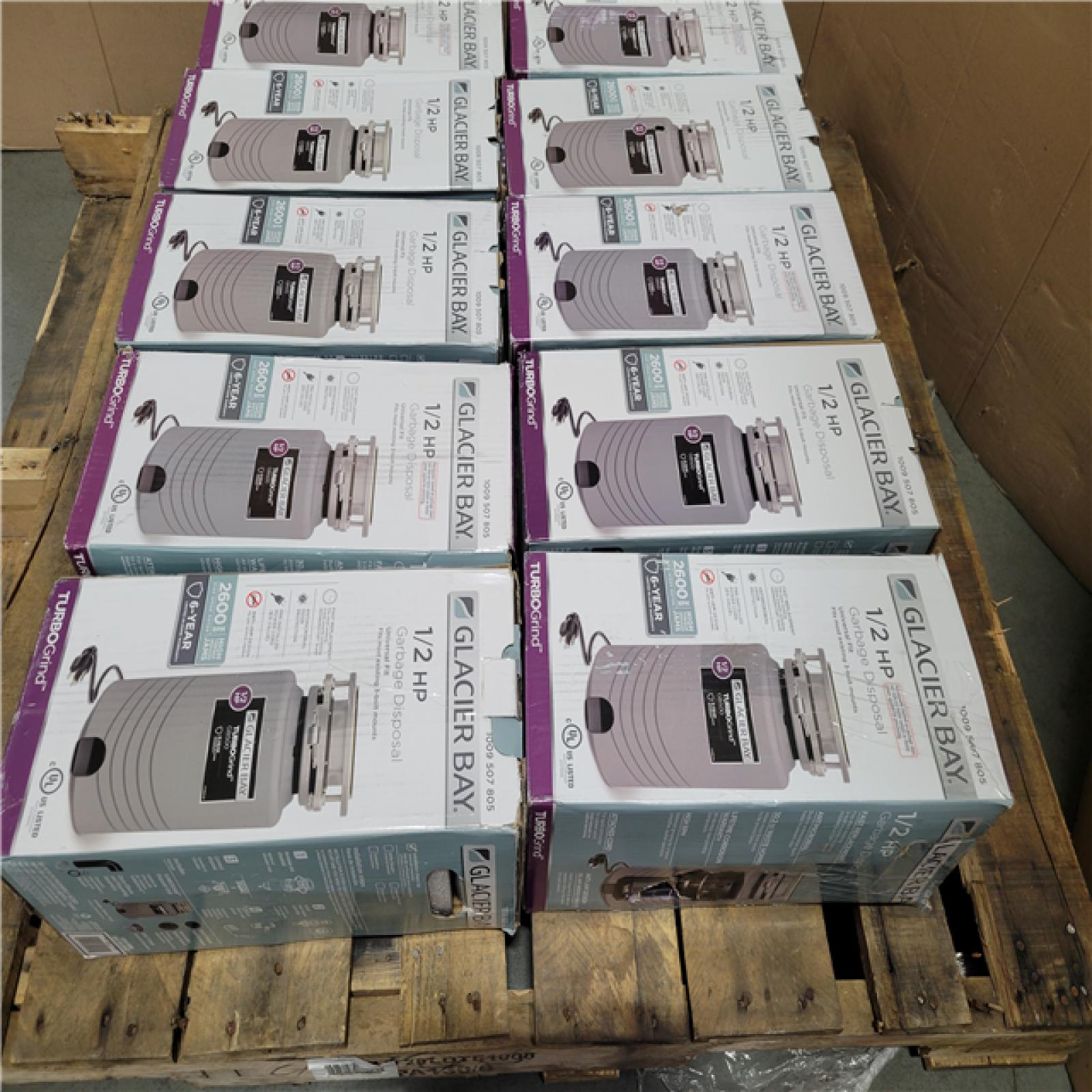 California NEW Glacier Bay Garbage Disosal (10 pieces)