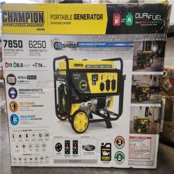 Phoenix NEW  Champion Power Equipment 7850/6250-Watt Recoil Start Gasoline and Propane Powered Dual Fuel Portable Generator with CO Shield