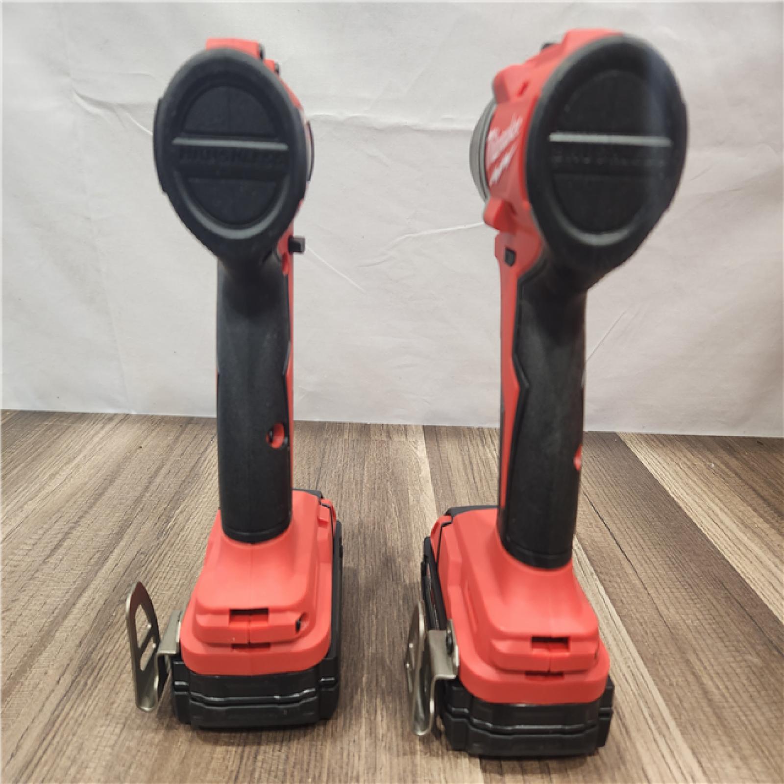 AS-IS- Milwaukee M18 Compact Brushless 2-Tool Combo Kit
