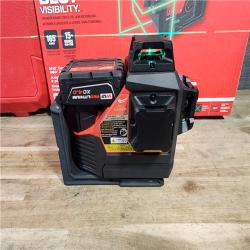 HOUSTON LOCATION - AS-IS Milwaukee-3632-21 M12 Green Beam Laser 360° 3-Plane Kit