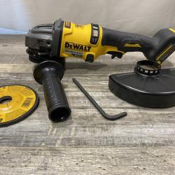 AS-IS DEWALT FLEXVOLT 60V MAX Cordless Brushless 4.5 in. to 6 in. Small Angle Grinder with Kickback Brake (Tool Only)