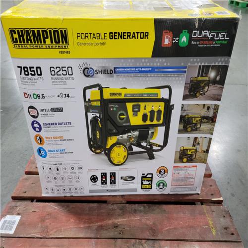 CALIFORNIA NEW CHAMPION PORTABLE GENERATOR