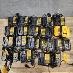 HOUSTON LOCATION - AS-IS DEWALT BATTERY CHARGER PACK QTY - 20