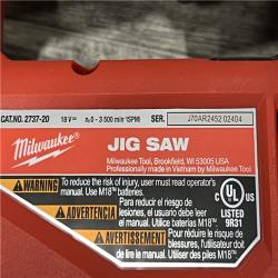 AS-IS Milwaukee FUEL 18V Lithium-Ion Brushless Cordless Jig Saw (Tool-Only)