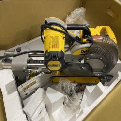 As-Is- DEWALT 15 Amp Corded 12 in. Double Bevel Sliding Compound Miter Saw