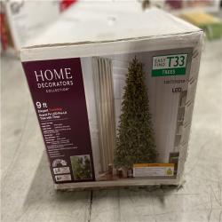 DALLAS LOCATION - Home Decorators Collection 9 ft. Elegant Twinkling Grand Fir LED Pre-Lit Artificial Christmas Tree with Timer T33