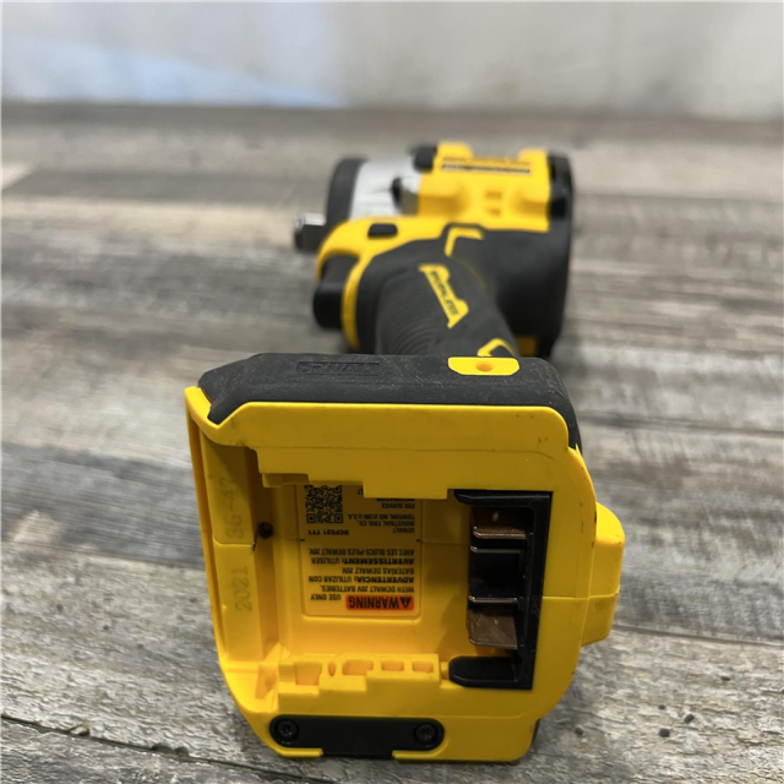 AS-IS DEWALT ATOMIC 20V MAX Cordless Brushless 1/2 in. Variable Speed Impact Wrench (Tool Only)