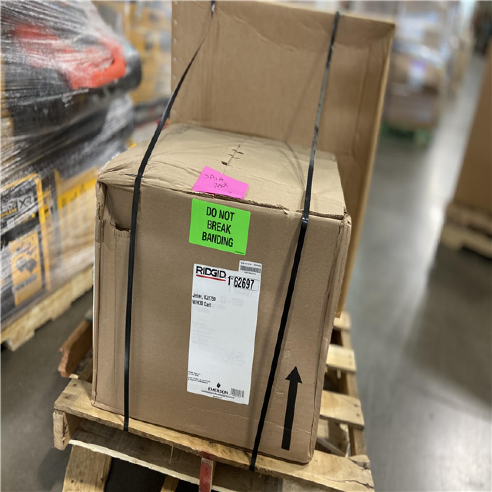 DALLAS LOCATION -RIDGID 62697 KJ-1750-C Water Jetter Drain Cleaner with Cart