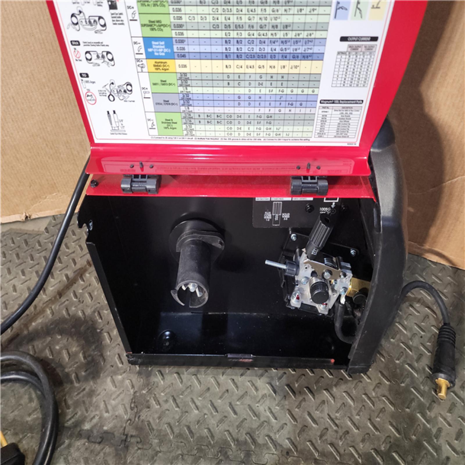 HOUSTON LOCATION - AS-IS LINCOLN ELECTRIC 180 Amp Weld-Pak 180i Multi-Process Stick/MIG/Flux-Core/TIG, 120V or 230V Aluminum Welder with Spool Gun Sold Separately