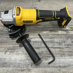 AS-IS DEWALT 20V MAX Cordless Brushless 4-1/2 in. Angle Grinder with Paddle Switch (Tool Only)