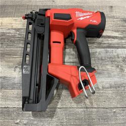 AS-IS Milwaukee FUEL 18-Volt Lithium-Ion Brushless Cordless Gen ll 16-Gauge Straight Finish Nailer (Tool Only)