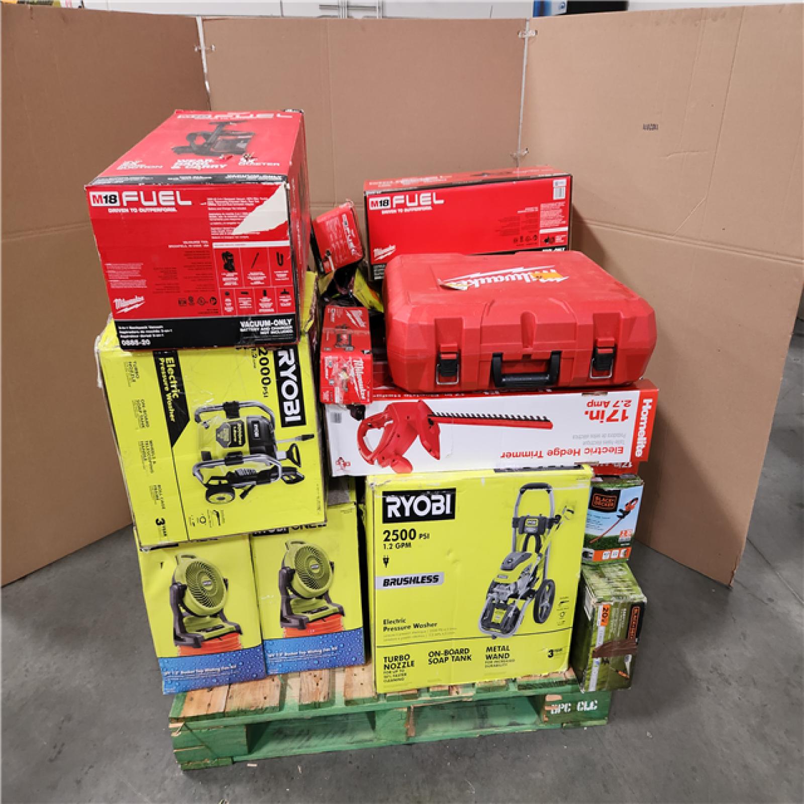CALIFORNIA  AS-IS TOOL PALLET