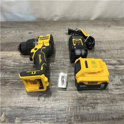 AS-IS DEWALT ATOMIC 20V Lithium-Ion Cordless 1/2 in. Hammer Drill Kit