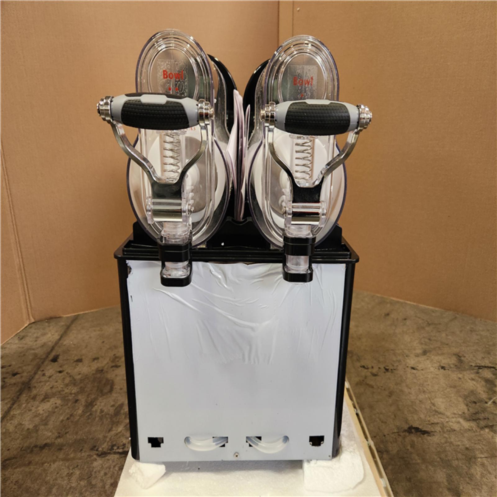 Phoenix Location NEW VEVOR Commercial Slushy Machine, 3LX2 Tank Slush Drink Maker, 340W Frozen Drink Machine with Temperature Preservation, Stainless Steel