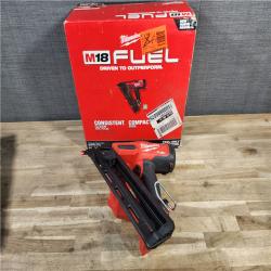 HOUSTON LOCATION - AS-IS Milwaukee 2839-20 M18 FUEL 15 Ga. 18 Volt Brushless Angled Finish Nailer (TOOL ONLY)