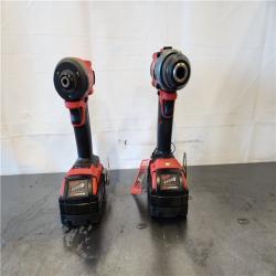 AS-IS- Milwaukee FUEL 18V Lithium-Ion Brushless Cordless Hammer Drill and Impact Driver Combo Kit