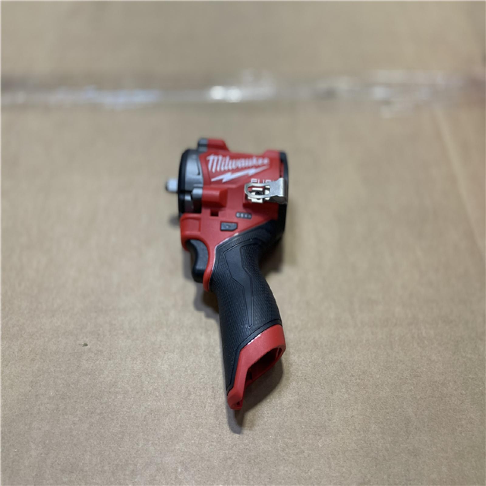 AS-IS Milwaukee FUEL 12V Cordless Stubby 3/8 in. Impact Wrench (Tool-Only)