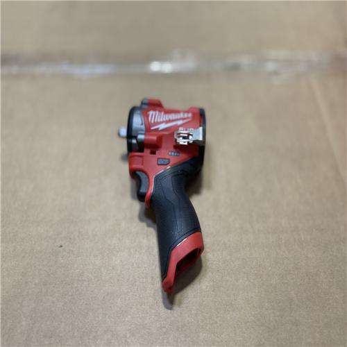 AS-IS Milwaukee FUEL 12V Cordless Stubby 3/8 in. Impact Wrench (Tool-Only)
