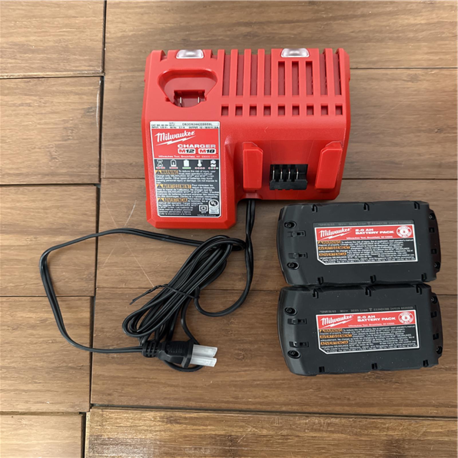 California AS-IS Milwaukee M18 Short Throw Press Tool Kit with Pex Crimp Jaws  Includes (2) Batteries  Charger and Hard Case