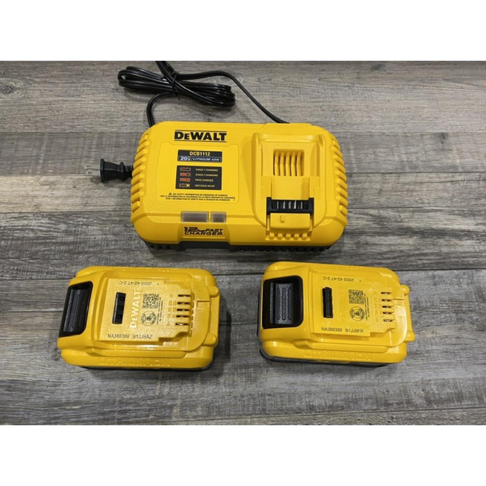 AS-IS DEWALT 20V MAX XR Lithium-Ion Battery and Charger Kit