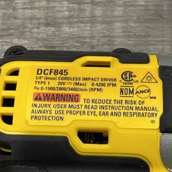 AS-IS DEWALT 20-Volt Maximum XR Lithium-Ion Cordless Brushless 1/4 in. 3-Speed Impact Driver Kit