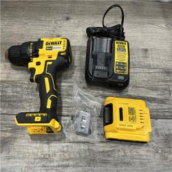 AS-IS DEWALT 20-Volt MAX Lithium-Ion Cordless 1/2 in. Compact Drill/Driver Kit