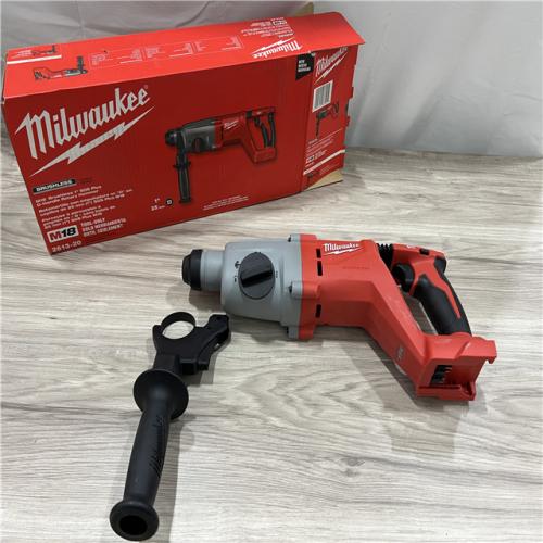 AS-IS Milwaukee 18V Lithium-Ion Brushless Cordless 1 in. SDS-Plus D-Handle Rotary Hammer (Tool-Only)