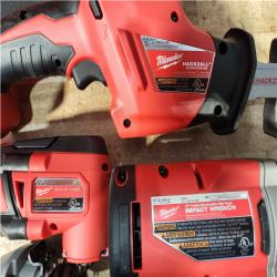 Houston Location AS-IS Milwaukee 18-Volt Lithium-Ion Cordless (9-Tool) Combo Kit