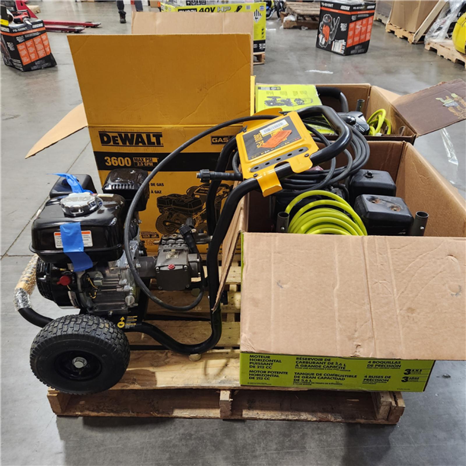 Dallas Location - As-Is GAS PRESSURE WASHER (Lot Of 4)