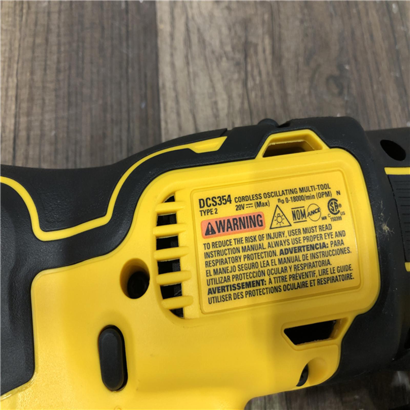 AS-IS DEWALT ATOMIC 20V MAX Cordless Brushless Oscillating Multi Tool (Tool Only)