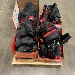 Dallas Location - NEW- Milwaukee General Contractor Work Waist Tool Belt with Suspension Rig(Lot Of 14)