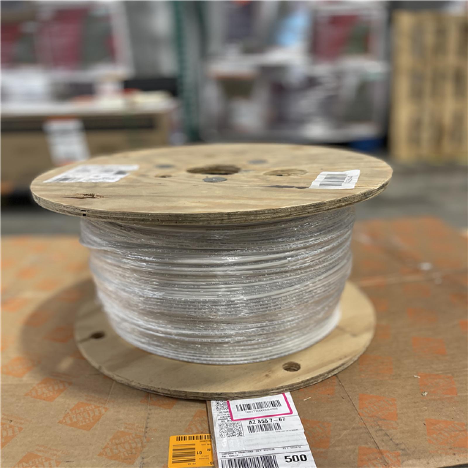DALLAS LOCATION - AS-IS Southwire 2,500 ft. 6 White Stranded CU SIMpull THHN Wire (SEE NOTES)