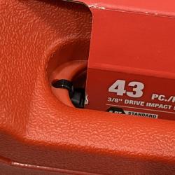 NEW - Milwaukee SHOCKWAVE 3/8 in. Drive SAE and Metric 6 Point Impact Socket Set (43-Piece)