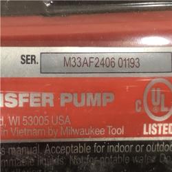 AS-IS Milwaukee Electric Tools 2579-20 M12 Stick Transfer Pump