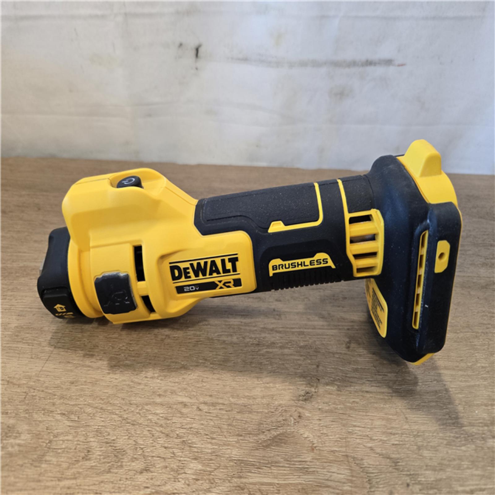 AS-IS DEWALT XR 20V Cordless Rotary Drywall Cut-Out Tool (Tool Only)