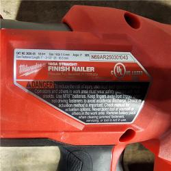 HOUSTON LOCATION - AS-IS Milwaukee Tool Cordless Finish Nail Gun 18 V 3020-20 (TOOL ONLY)