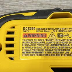 AS-IS DEWALT ATOMIC 20V MAX Cordless Brushless Oscillating Multi Tool Kit