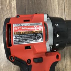 AS-IS Milwaukee 18V Lithium-Ion Brushless Cordless 1/2 in. Compact Drill/Driver (Tool-Only)