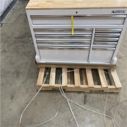 Houston Location - AS-IS home improvement pallet HUSKY 52IN 10 DRAWER MOBILE WORK BENCH