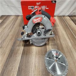 AS-IS Milwaukee M18 FUEL 18V Lithium-Ion Brushless Cordless 6-1/2 in. Circular Saw (Tool-Only)