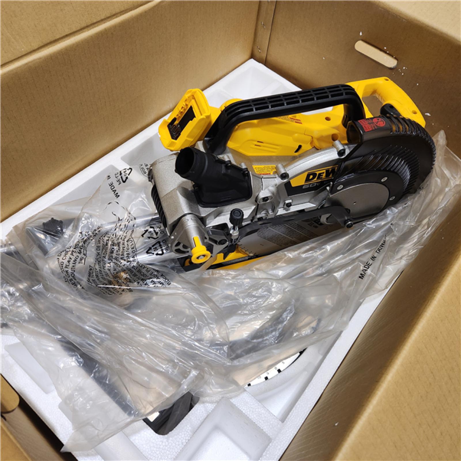 As-Is- DEWALT 60V Lithium-Ion 12 in. Cordless Sliding Miter Saw (Tool Only)