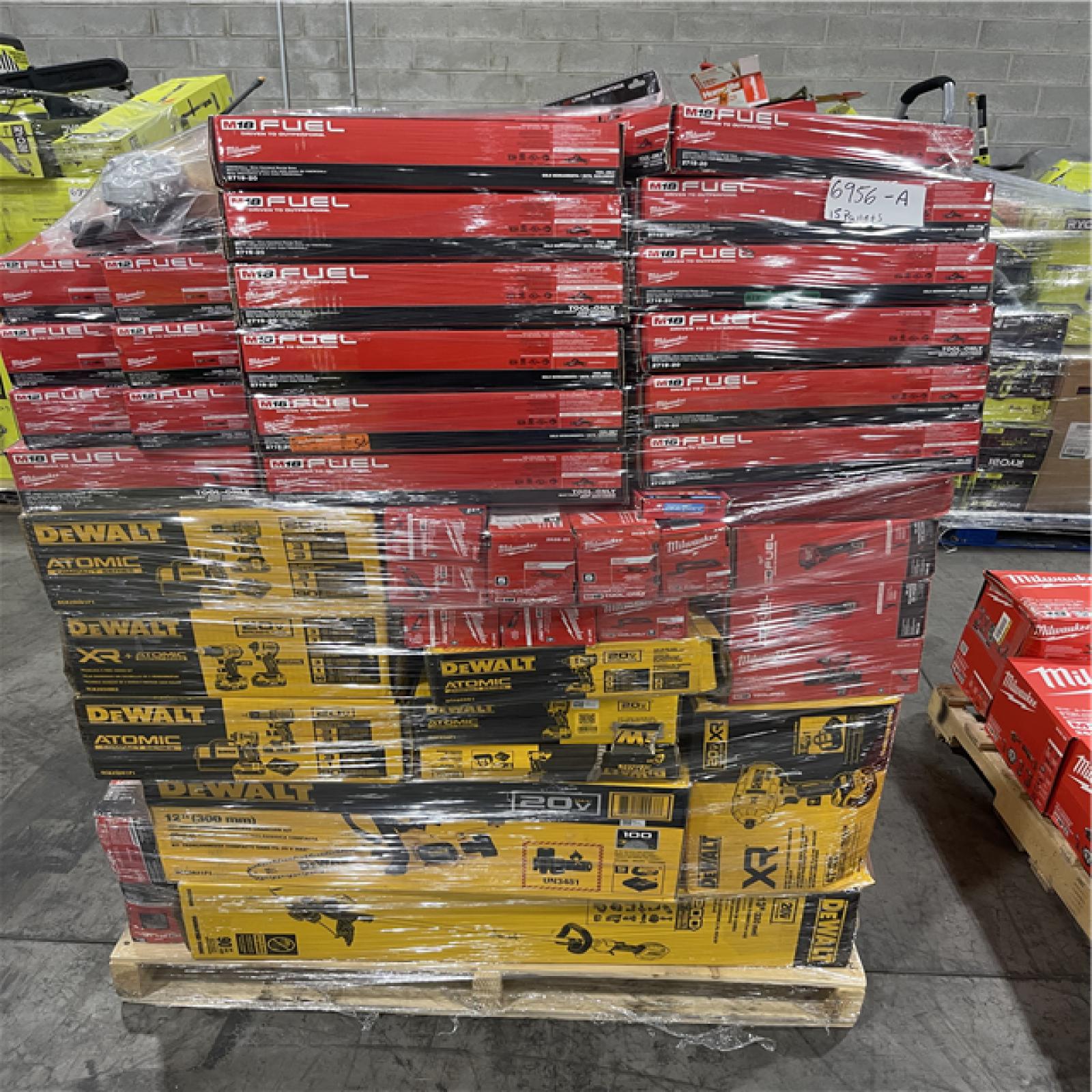 Pittston Location As-IS Power Tools Partial Truckload (15 Pallets) 6956-A