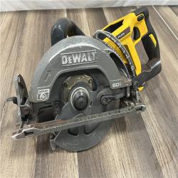 AS-IS DEWALT FLEXVOLT 60V MAX Cordless Brushless 7-1/4 in. Wormdrive Style Circular Saw (Tool Only)