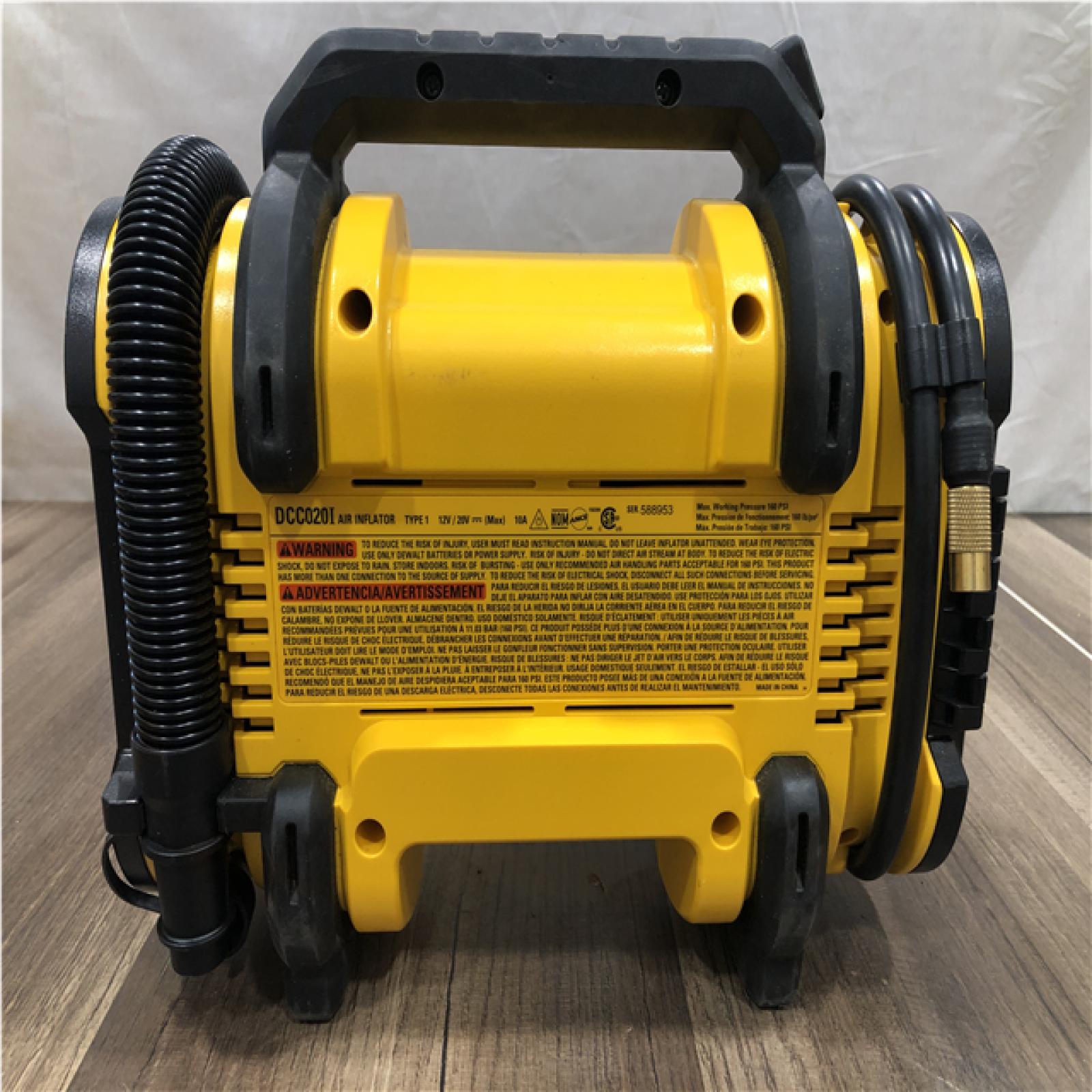 AS-IS DEWALT 20V MAX Cordless Electric Portable Inflator (Tool Only)