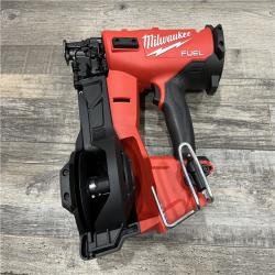 AS-IS Milwaukee FUEL 18-Volt Lithium-Ion Brushless Cordless Coil Roofing Nailer (Tool Only)