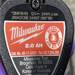 AS-IS Milwaukee FUEL 12-Volt Lithium-Ion Brushless Cordless Hammer Drill and Impact Driver Combo Kit